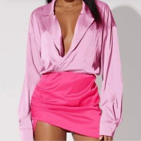 SHEIN Dresses & Skirts - Shein Colorblock pink dress